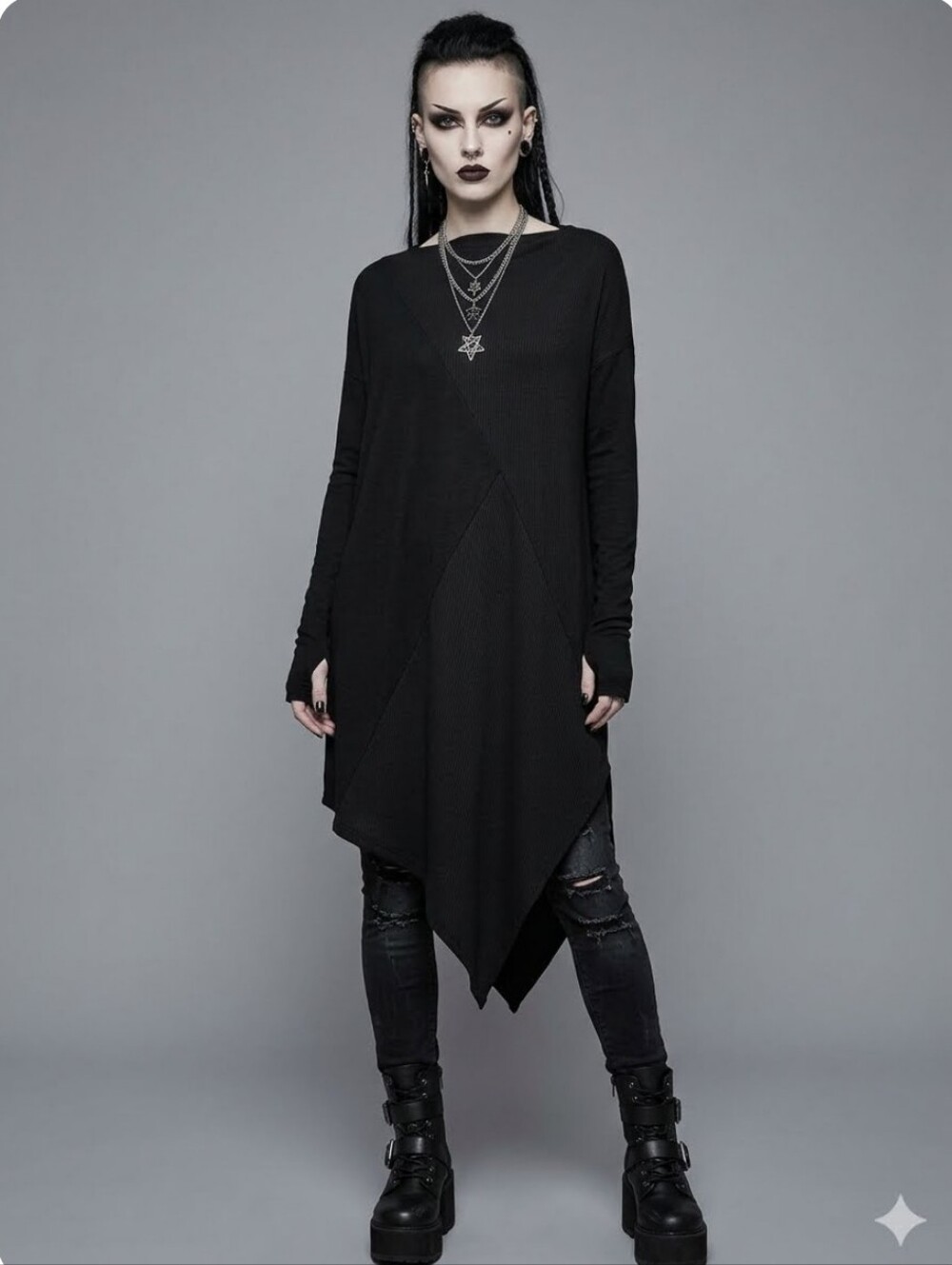 Killstar Ribbed Anya Tunic, Size M